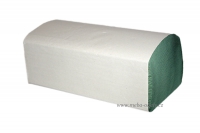 Papírové ručníky ZZ, 23x25cm - jednovrstvý recyklát